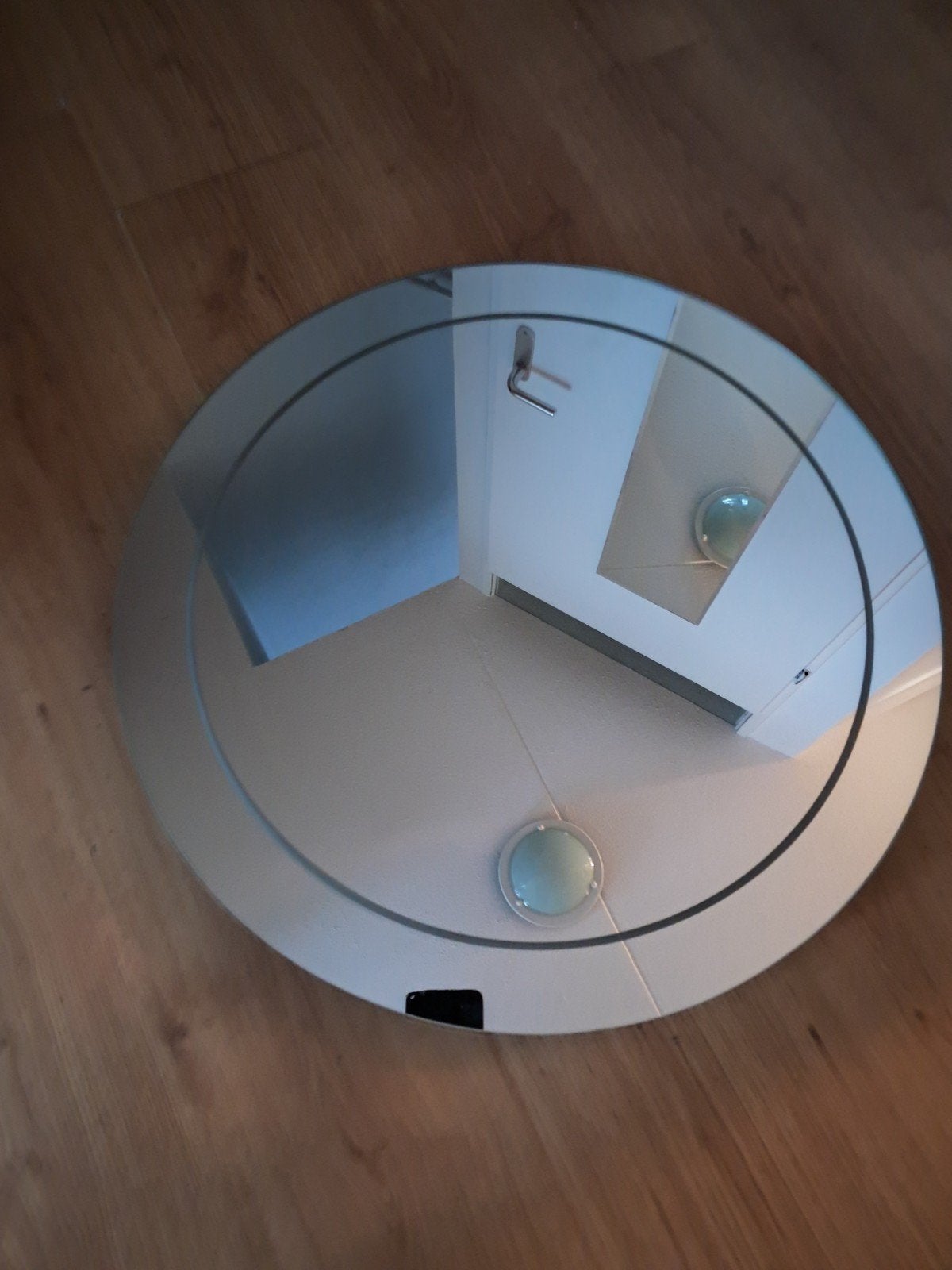 Nieuwe grote rond spiegel badkamer led verlichting 60 cm, Huis en Inrichting, Ophalen of Verzenden, Nieuw, Wit