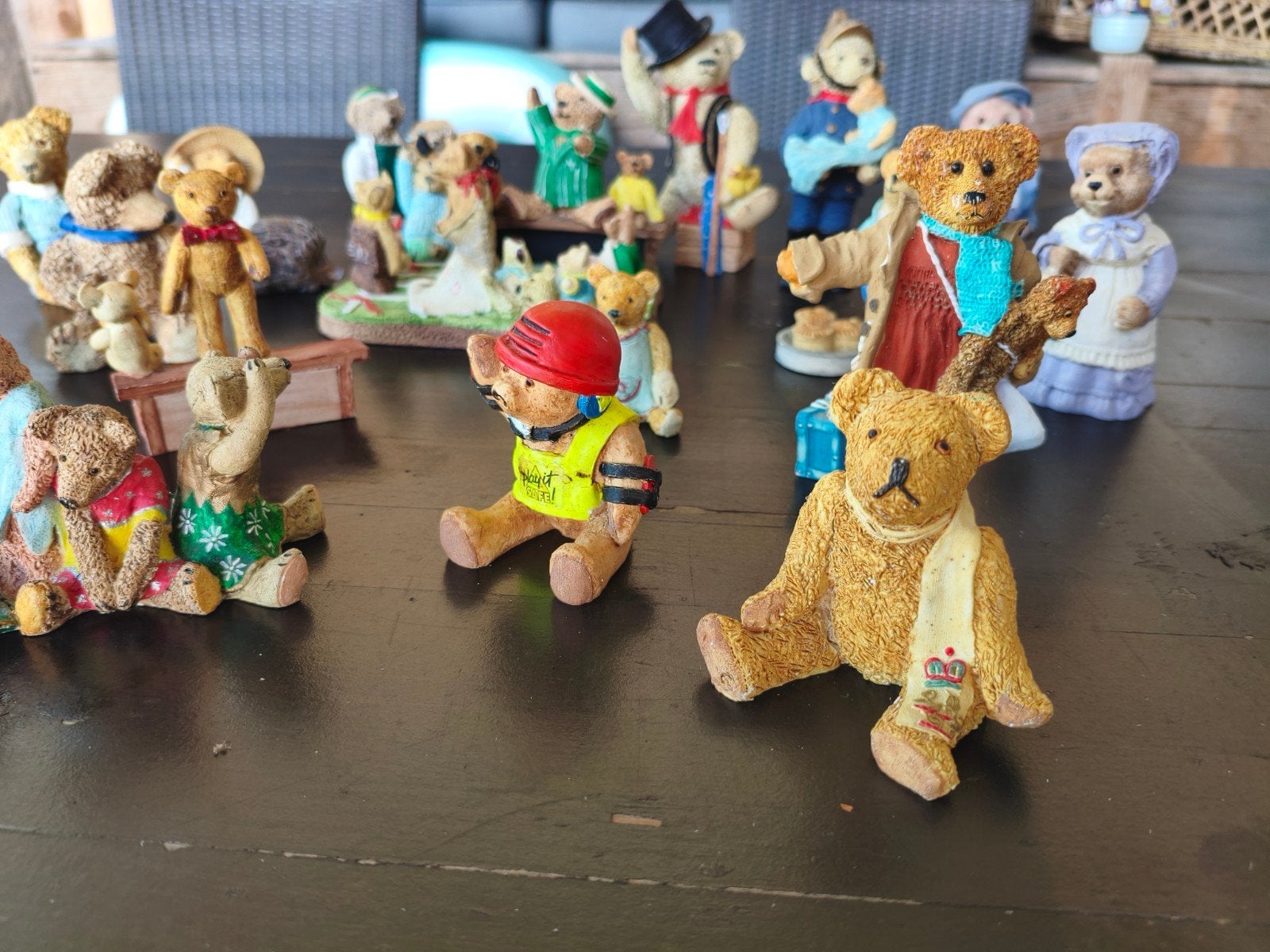 Verzameling stenen beertjes - diverse merken, Verzamelen, Beren en Cherished Teddies, Ophalen, Stoffen beer, Overige merken