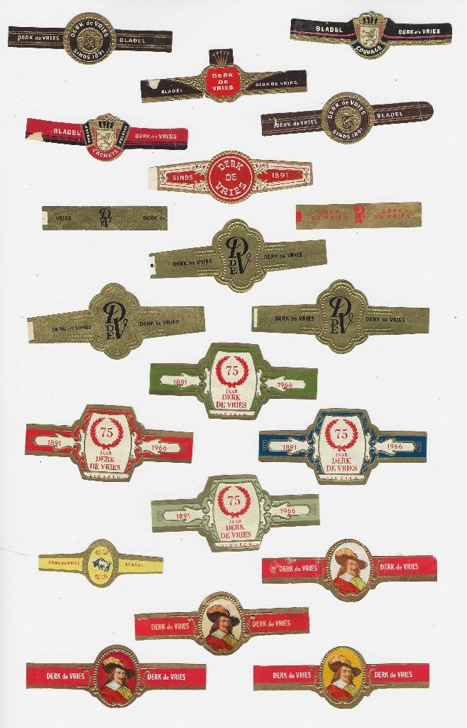 klassiek blad 263  derk de vries   sigarenbanden, Verzamelen, Ophalen of Verzenden, Zo goed als nieuw, Sigarenbandjes