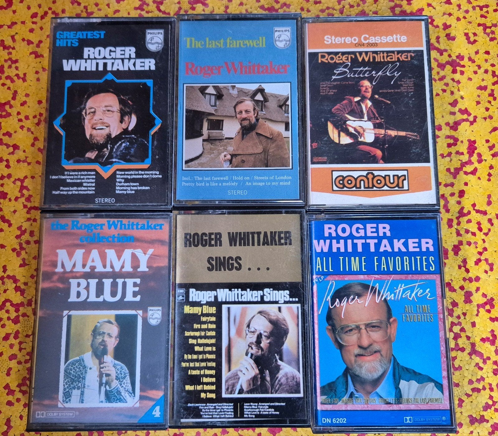 Roger Whittaker 6 cassettes, Ophalen of Verzenden, Gebruikt, 2 t/m 25 bandjes