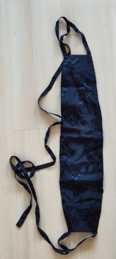 Ceintuur, stof, Kleding | Dames, Riemen en Ceinturen, 80 tot 90 cm, 5 cm of meer, Zwart, Heupriem