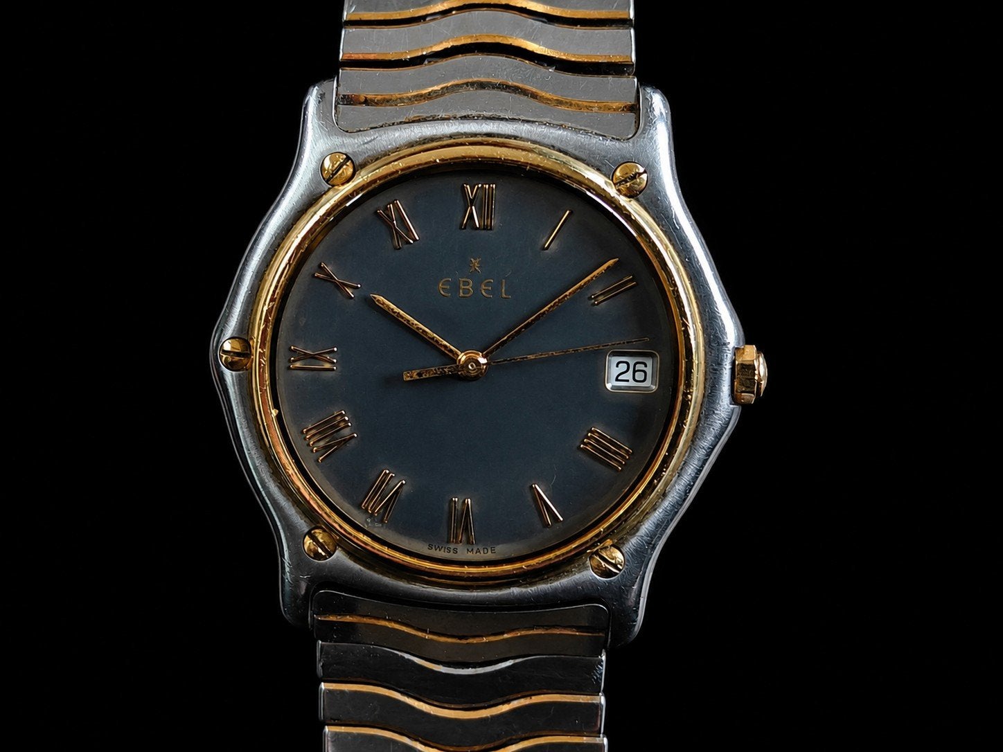 Ebel Sport Classic heren horloge 18K/SS met certificaat, Sieraden, Tassen en Uiterlijk, Horloges | Heren, Gebruikt, Polshorloge