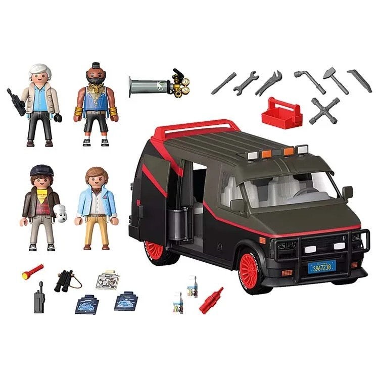 playmobil A-team knigtrider & back to the future, Ophalen of Verzenden