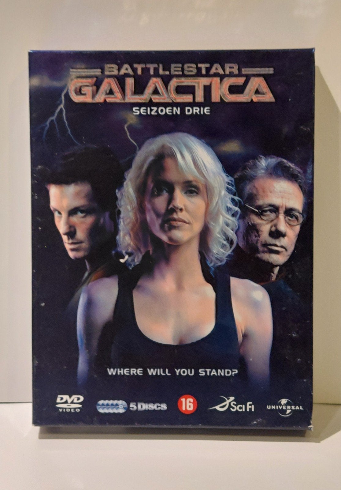 Battlestar Galactica - Seizoen Drie (DVD, 5 Discs) sci-fi, Engels, Vanaf 16 jaar, Nederlands, Ophalen of Verzenden