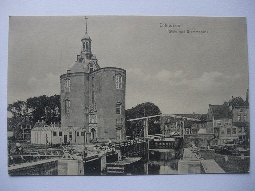 P304 Enkhuizen - Sluis met Drommedaris - 1913, Verzenden, Voor 1920, Ongelopen, Noord-Holland