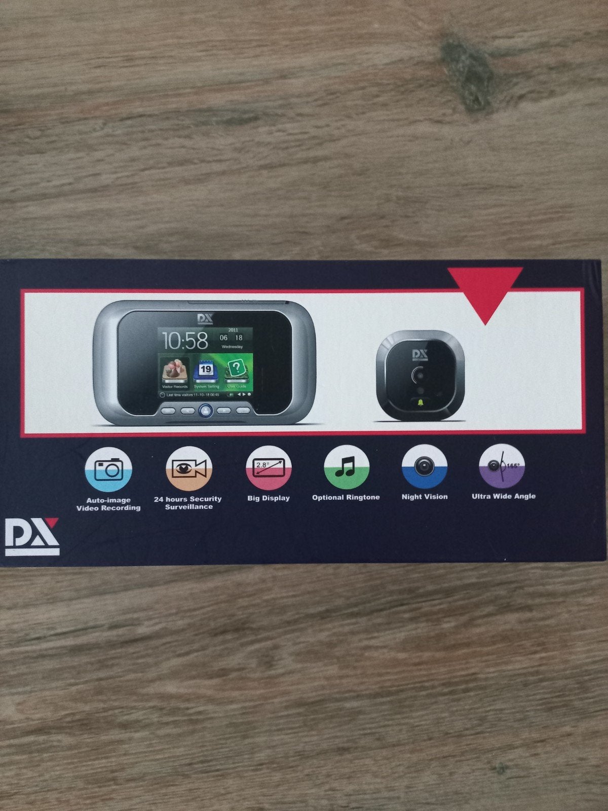 DX digitale deurspion., Ophalen of Verzenden, Ingebouwde camera, Nieuw, Draadloos