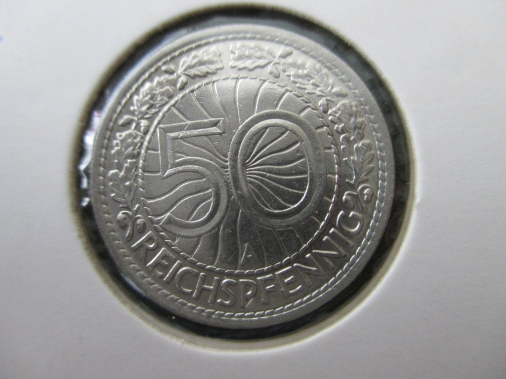 Duitsland 50 pfennig 1928 letter A, Ophalen of Verzenden, Duitsland, Losse munt