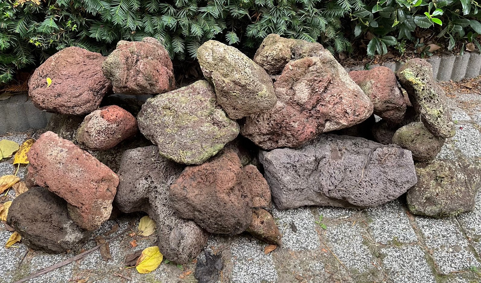 Mooie partij lavastenen voor tuin of decoratie, Ophalen, Gebruikt, Kei, Lava