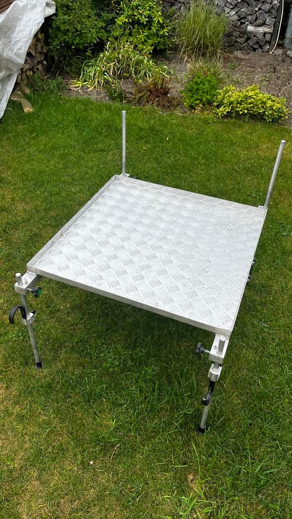 Aluminium visplatform, Ophalen of Verzenden, Gebruikt, Overige typen