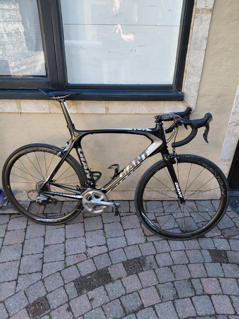 Giant tcr pro maat large L carbon ultegra dura ace, Ophalen, Carbon, Giant, 57 tot 61 cm