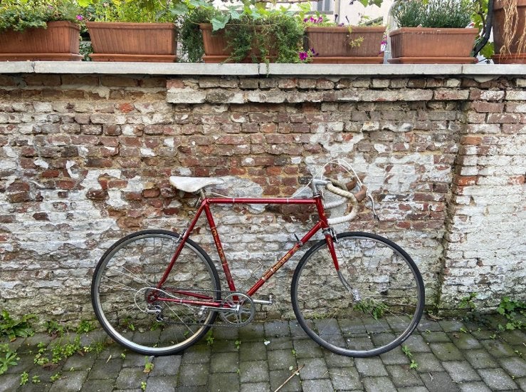Vintage koersfiets, Ophalen, Gebruikt