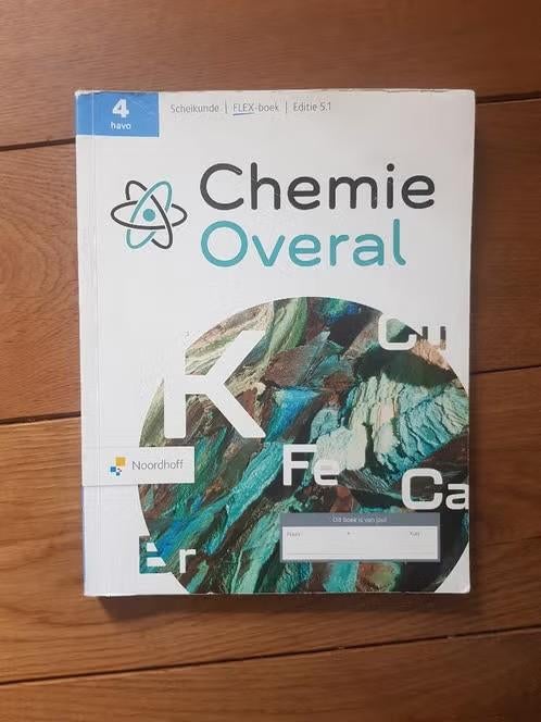 Chemie overal Havo 4+5, Boeken, Scheikunde, HAVO, Ophalen of Verzenden, Zo goed als nieuw