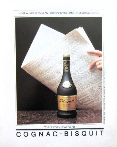 13 vintage advertenties reclames Bisquit cognac 68-81 drank, Ophalen of Verzenden, Gebruikt, Overige typen