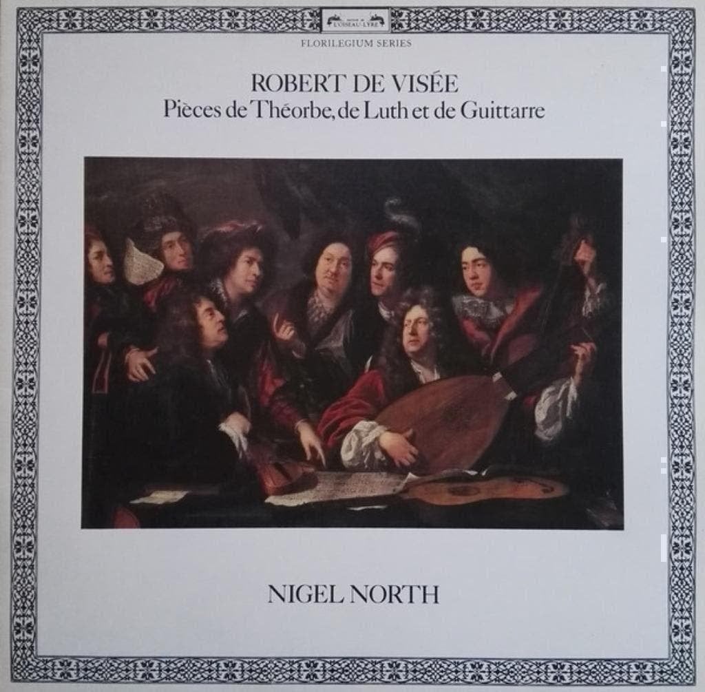 de Visée Nigel North–Pièces De Théorbe De Luth Et Guittarre, Cd's en Dvd's, Vinyl | Klassiek, Zo goed als nieuw, Kamermuziek, Classicisme
