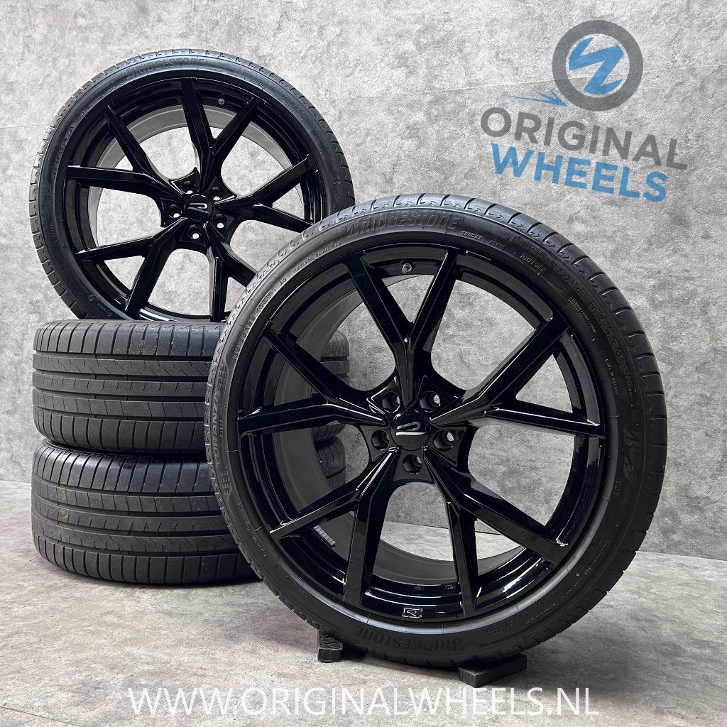 22 inch originele Estoril velgen + zomerbanden VW Touareg, Gebruikt, 285 mm, Banden en Velgen, Overige maten