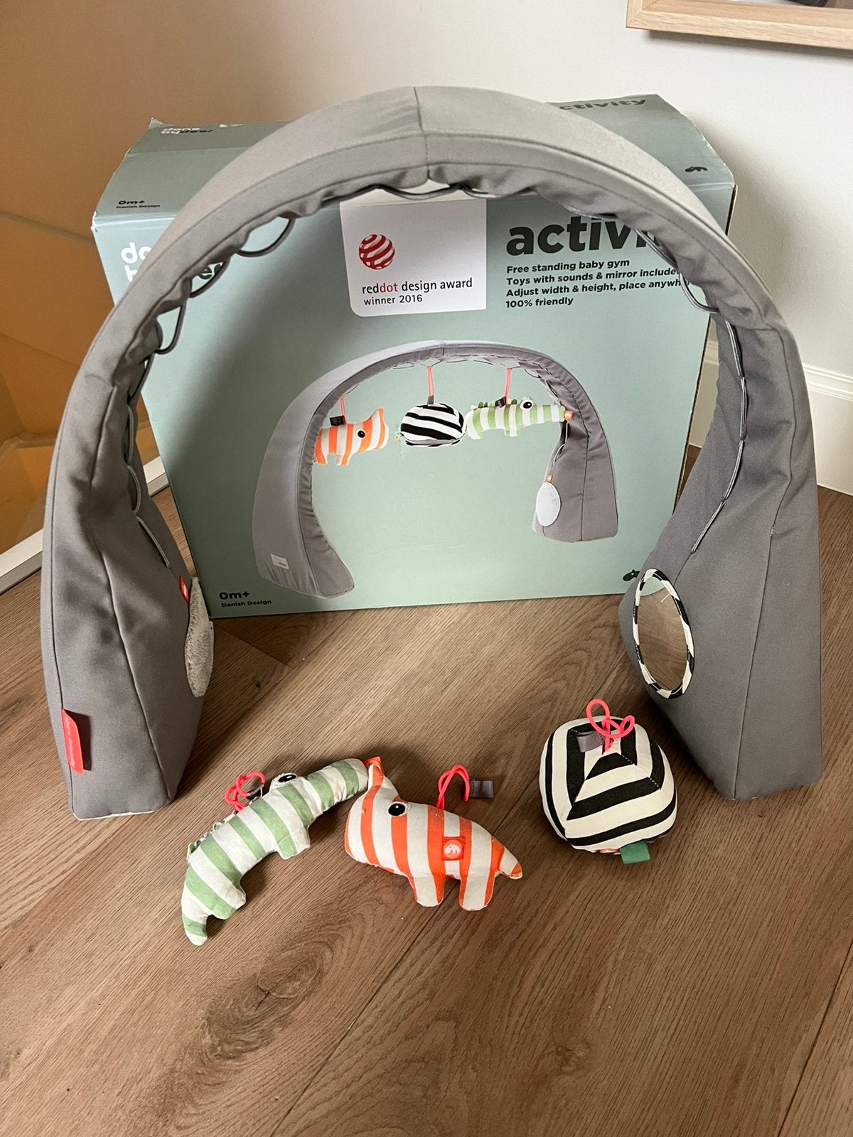 Speelboog, activity gym, baby done by deer, Kinderen en Baby's, Speelgoed | Babyspeelgoed, Ophalen of Verzenden, Gebruikt, Babygym
