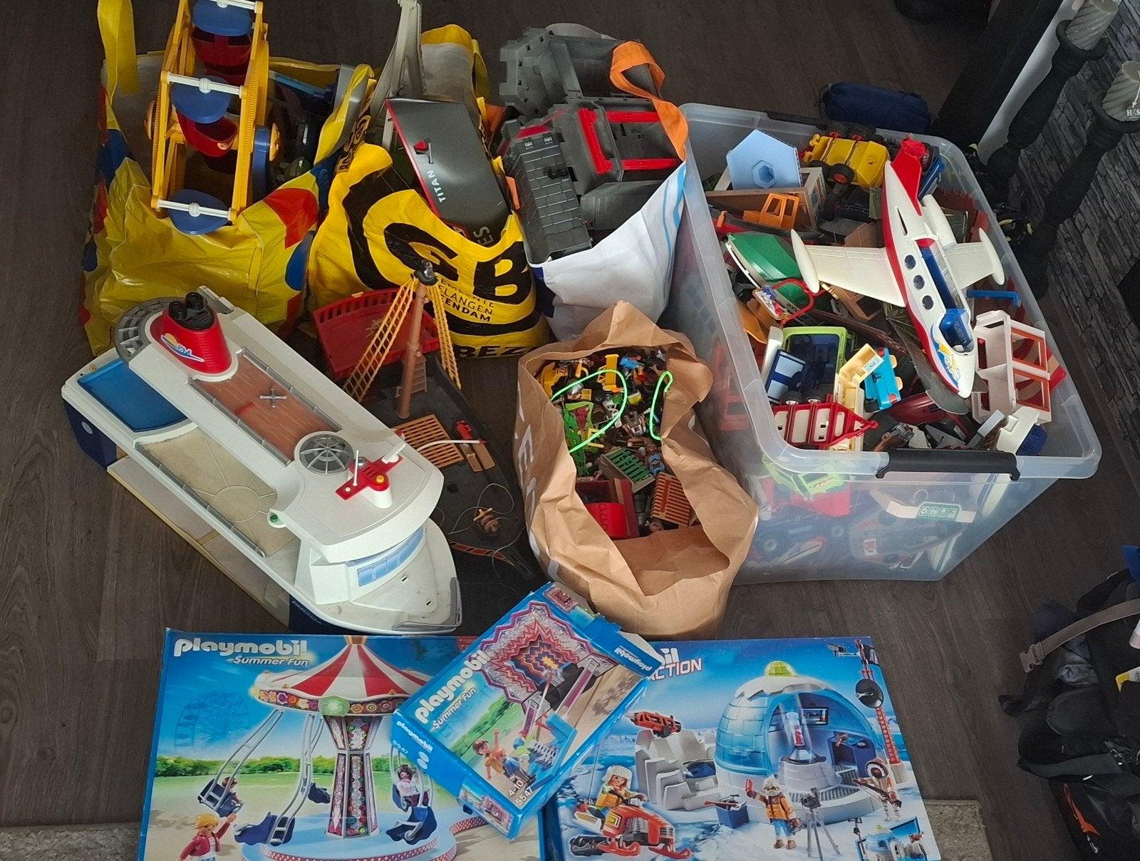 Mega Playmobil pakket: boten, voertuigen, sets en meer!, Ophalen, Gebruikt
