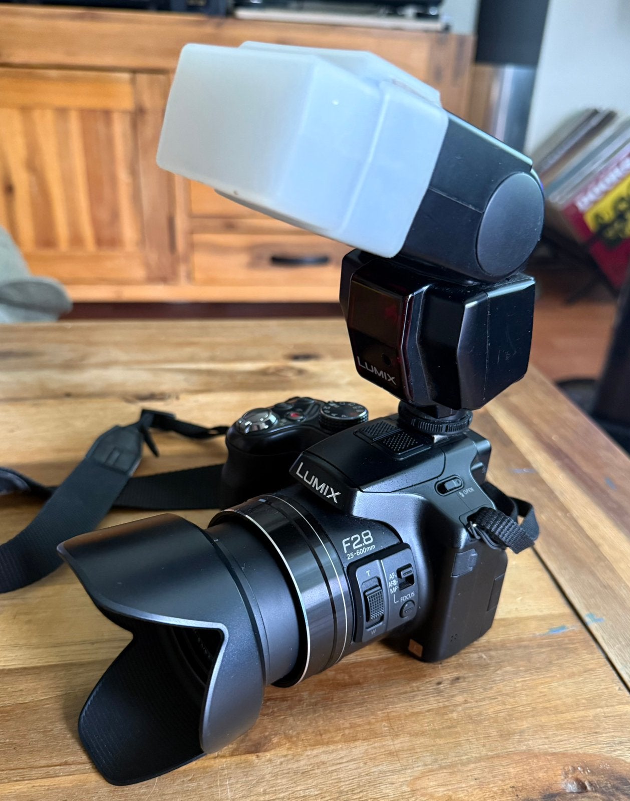 TTL Flitser Panasonic Lumix DMW-FL360, Overige merken, TTL, Ophalen of Verzenden, Zo goed als nieuw