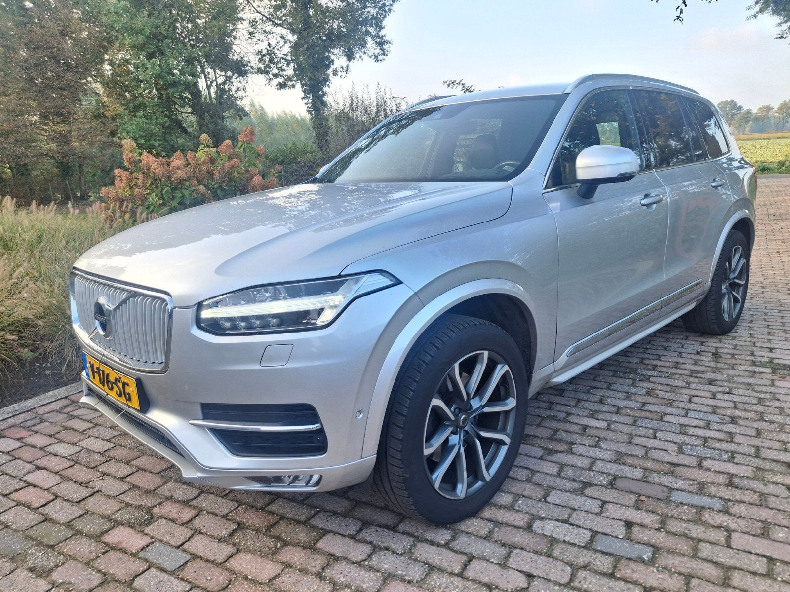 " VOLVO XC 90  -2017 -223000 KM - GRIJS KENTEKEN - BTW WAGEN, Auto's, Automaat, Dealer onderhouden, Zwart, 1969 cc