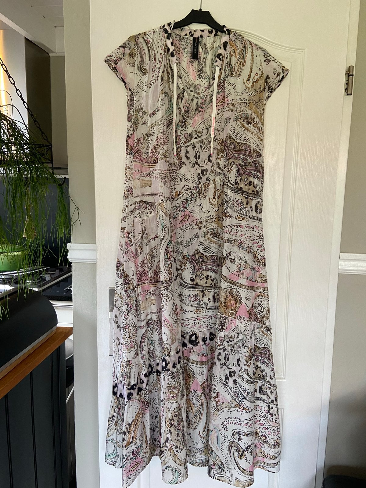 Marc Cain Maxi Jurk met Paisley en Dierenprint, Kleding | Dames, Jurken, Maat 38/40 (M), Meerkleurig, Ophalen of Verzenden, Zo goed als nieuw