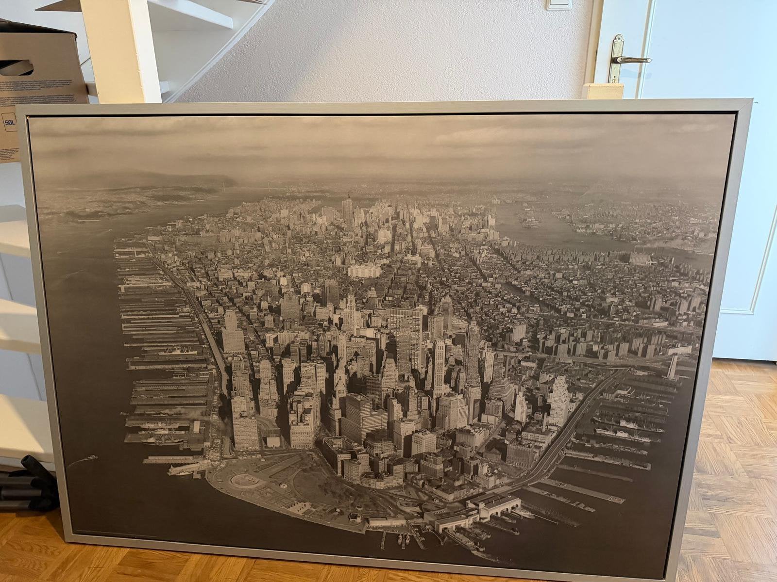 Gratis IKEA VILSHULT New York City Poster 140x100 cm, Ophalen, Zo goed als nieuw, 100 tot 125 cm, Foto of Poster