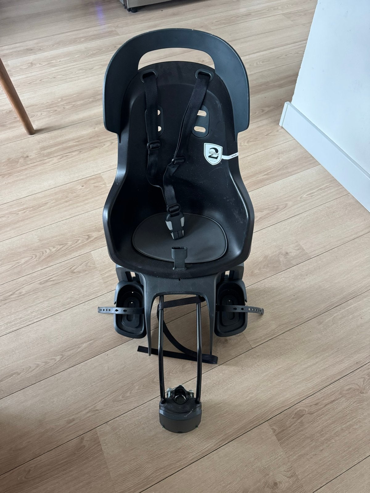 Bobike GO Maxi Frame Urban fietszitje - Zwart, Ophalen, Achterzitje, 9 t/m 18 kg, Gebruikt