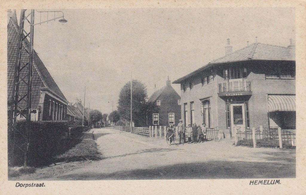 Hemelum, Volk, 1937., Verzenden, 1920 tot 1940, Gelopen, Friesland