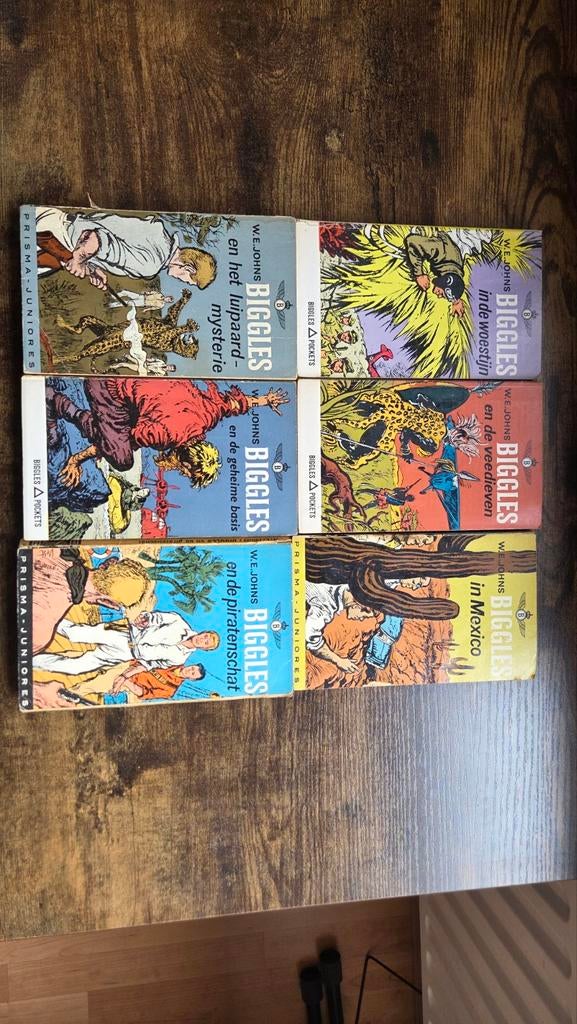 Biggles boeken collectie - W.E. Johns (21 stuks), Ophalen of Verzenden, Gelezen, W.E. Johns, Fictie
