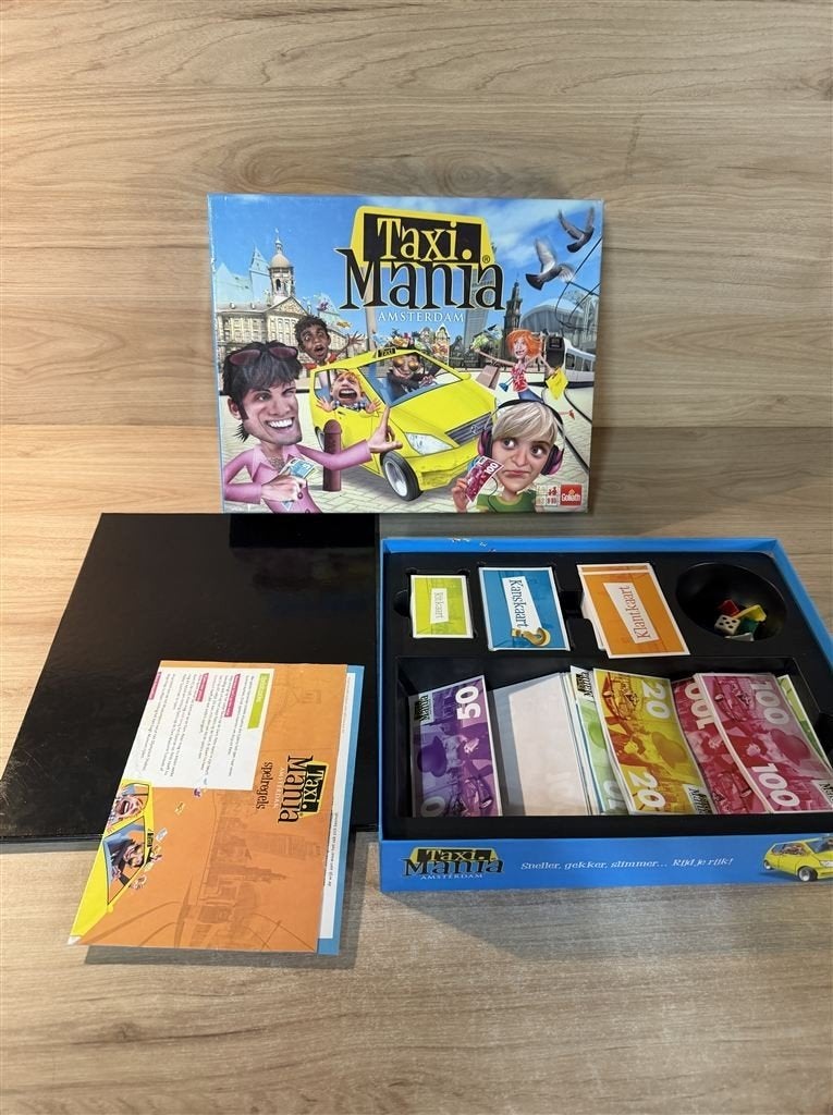 taxi mania - s6852, Hobby en Vrije tijd, Gezelschapsspellen | Bordspellen, Verzenden, Zo goed als nieuw
