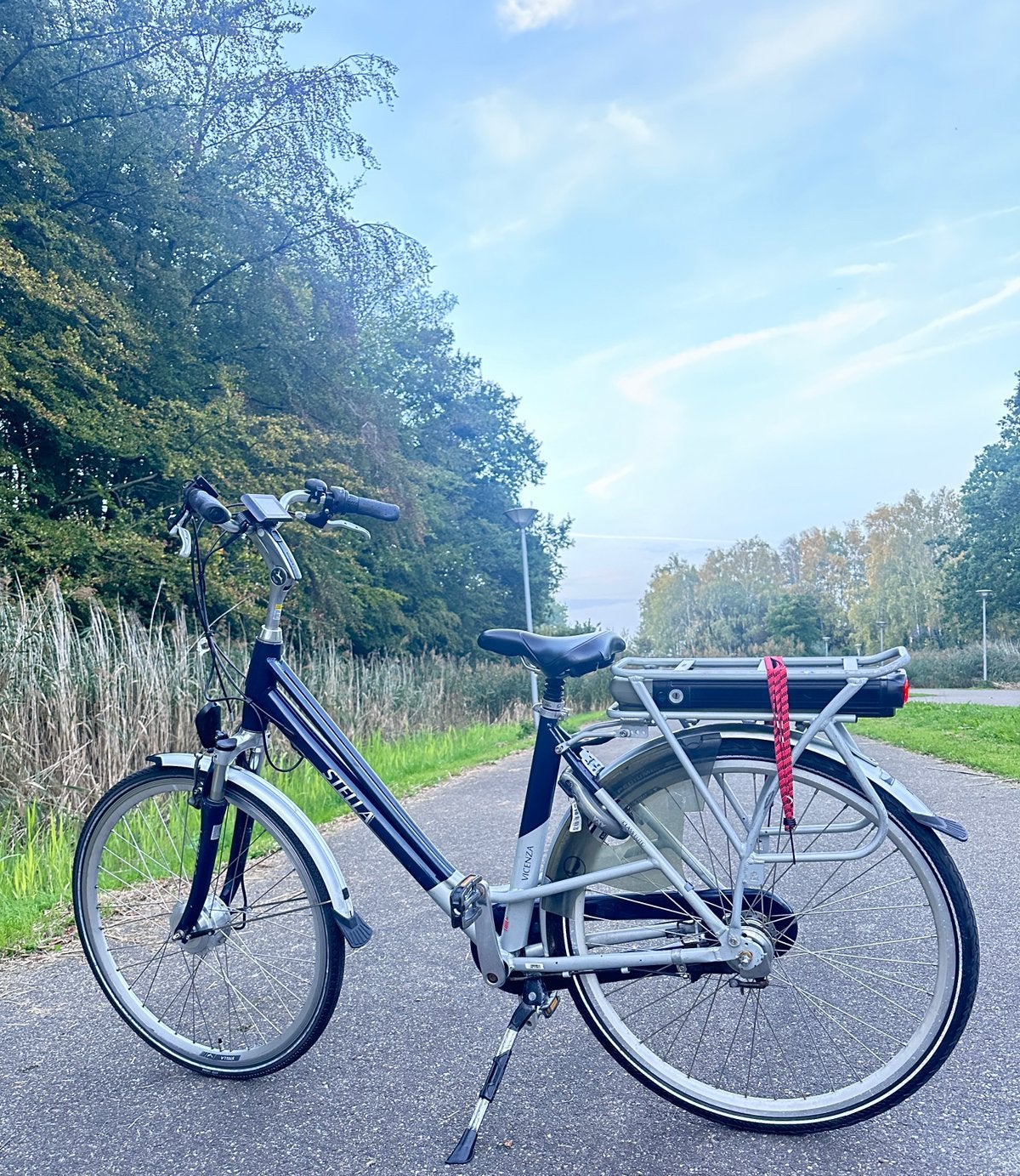 Elektrische fiets Stella Vicenza, Zo goed als nieuw, 51 tot 55 cm, 50 km per accu of meer, Ophalen
