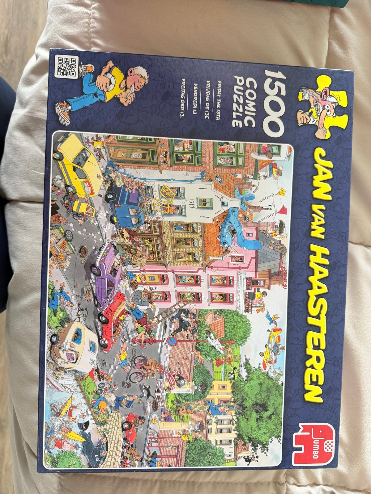 Jan van Haasteren Comic Puzzel - Vrijdag de 13e (1500 stukje, Ophalen, 500 t/m 1500 stukjes, Zo goed als nieuw, Legpuzzel