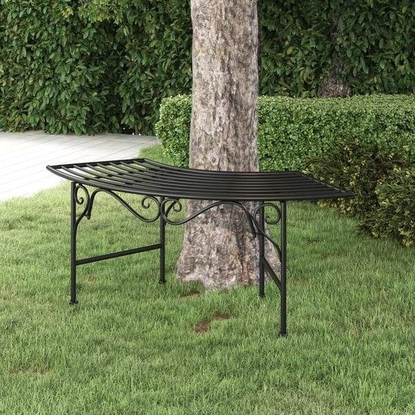 Boombank parkbank rond ijzer 113 cm GRATIS BEZORGD!, Verzenden, Nieuw, Nvt, Nvt