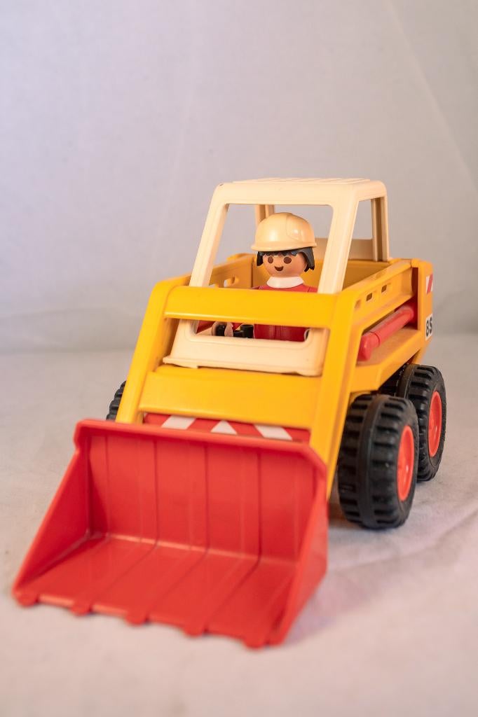Vintage Playmobil shovel minilader, Ophalen of Verzenden, Gebruikt, Los playmobil