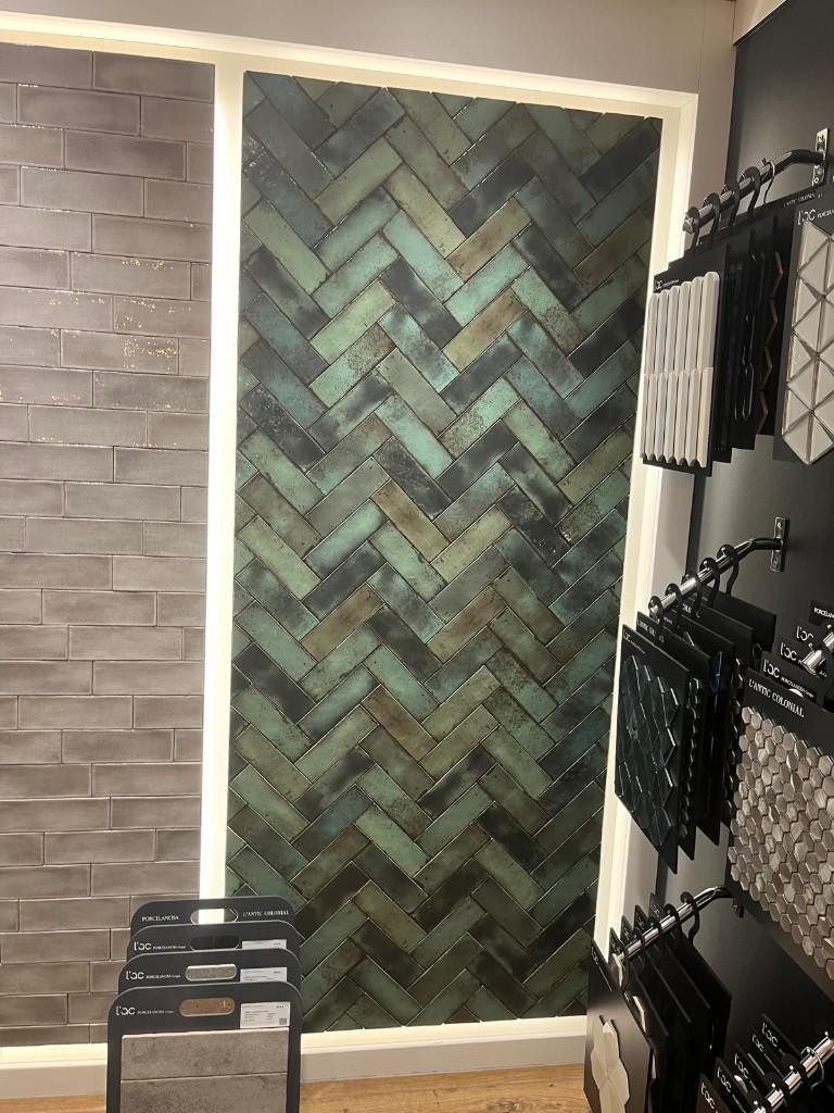 Estudio Amazonia Jade 6,5x20 cm wandtegel, Nieuw, 20 tot 40 cm, Minder dan 5 m², Wandtegels