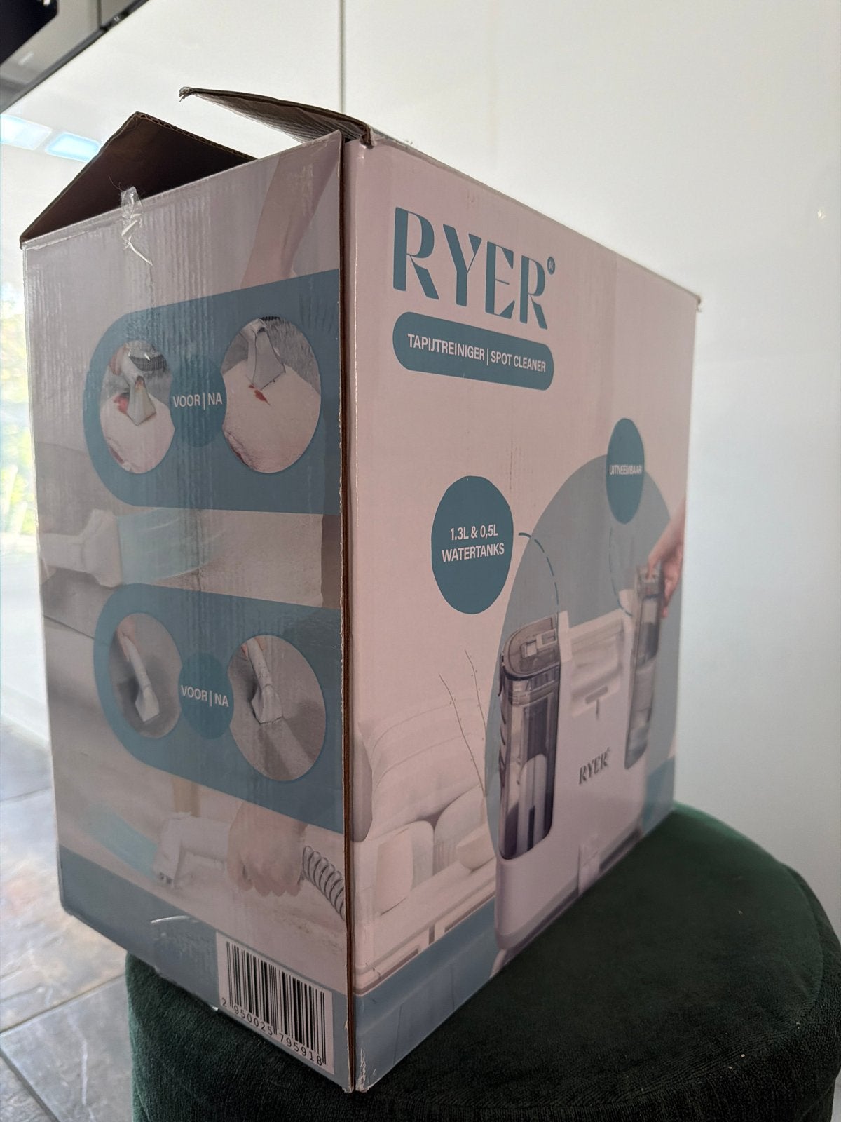 Ryer Tapijtreiniger / Spot Cleaner - Nieuw in doos, Ophalen of Verzenden, Zo goed als nieuw