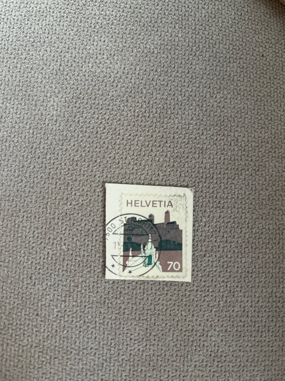 Zeldzame Helvetia postzegel - Gestempeld, Ophalen of Verzenden, Gestempeld