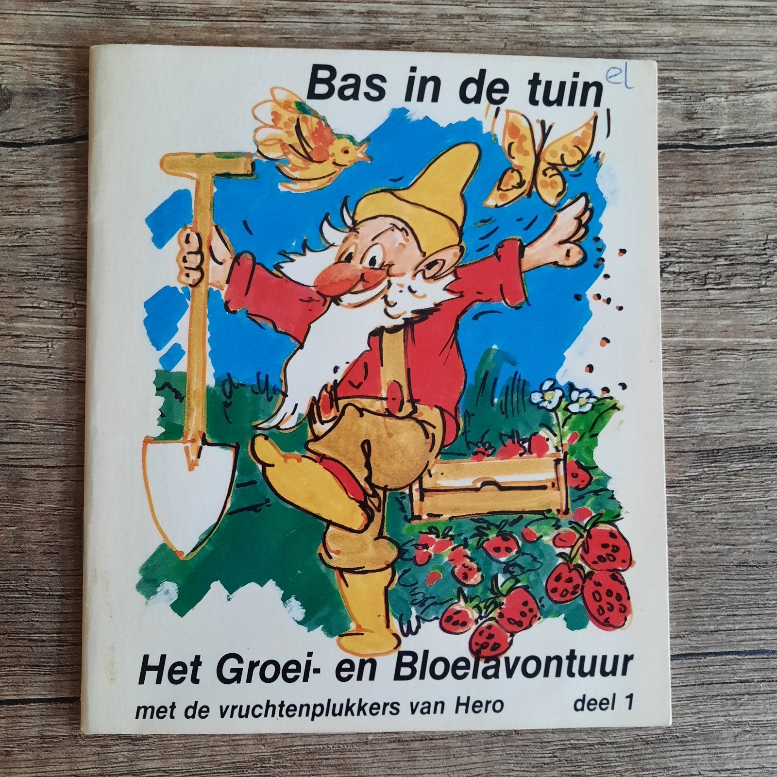 Boek boekje Bas in de tuin, Het groei- en bloeiavontuur, Ophalen of Verzenden, Gelezen