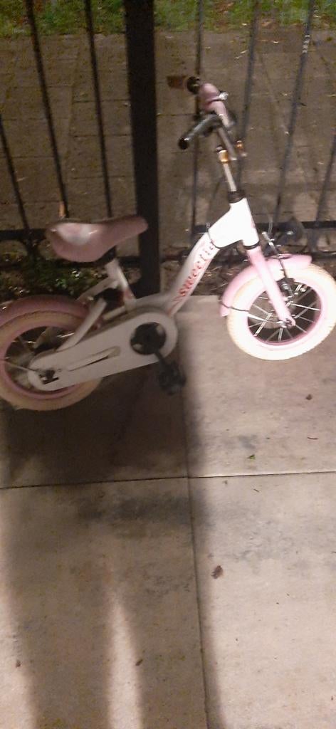 kinderfiets sweety met zijwieltjes, Ophalen, Zijwieltjes, Minder dan 16 inch, Sweetie