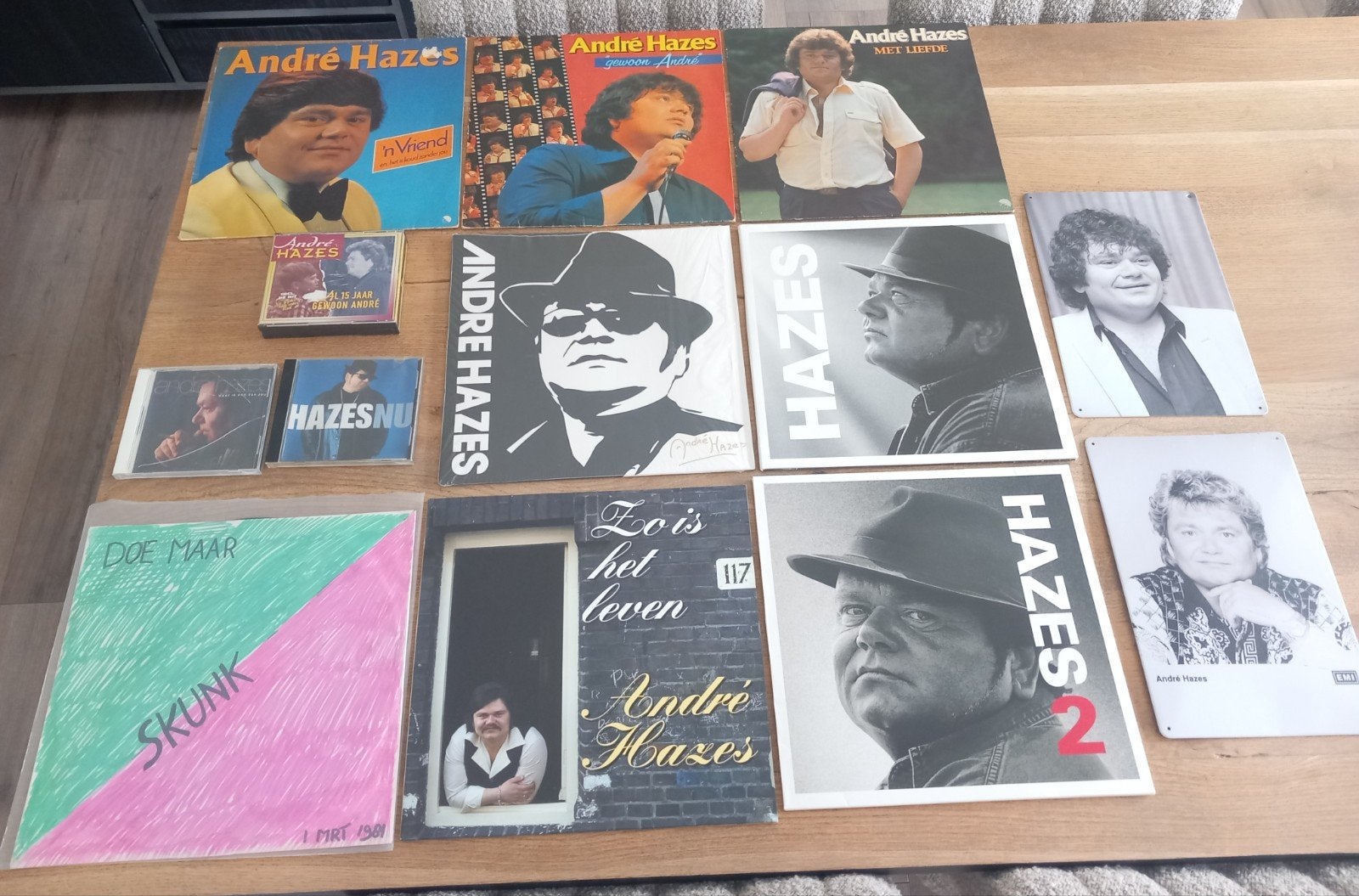 Mooie verzameling André Hazes LP's, CD's en tinnen platen, Ophalen of Verzenden, Gebruikt, Overige formaten, Levenslied of Smartlap