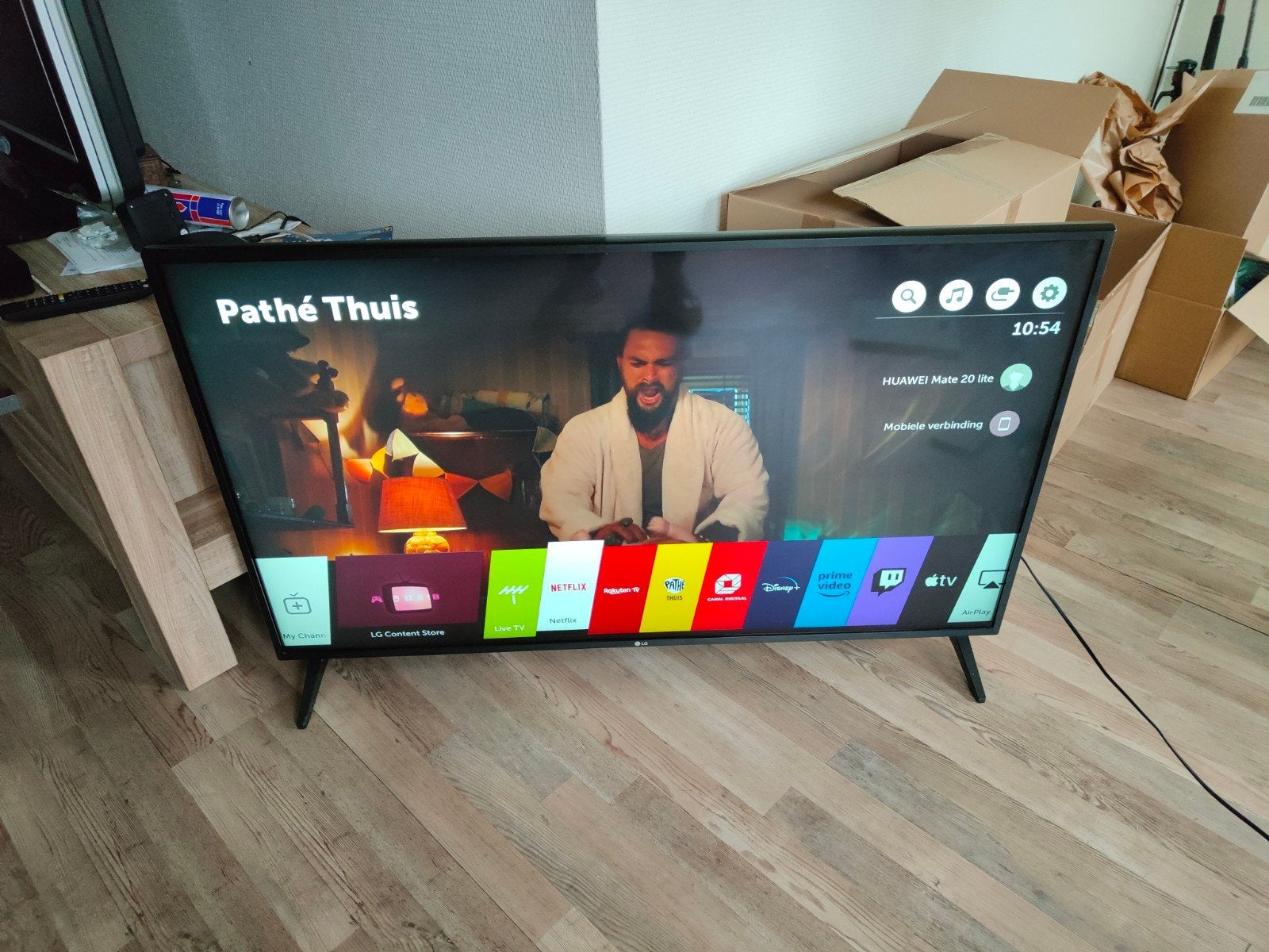 43 inch LG 4k UHD smart tv., Ophalen, LED, 50 Hz, Zo goed als nieuw