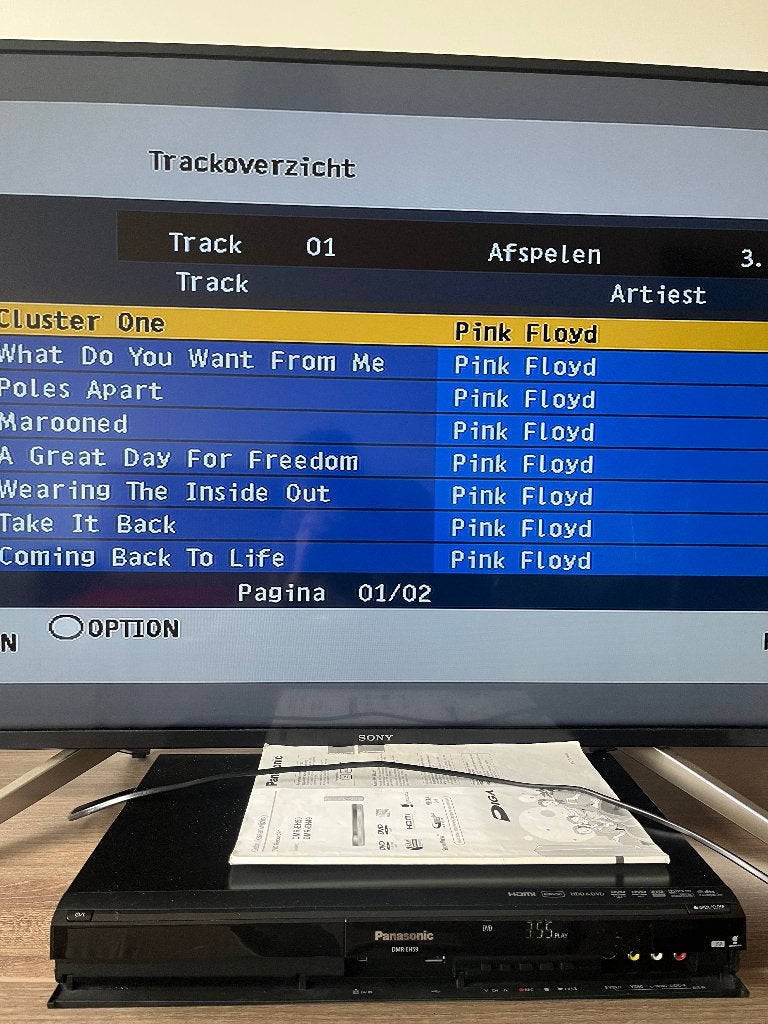 Panasonic HDD/DVD recorder, Ophalen of Verzenden, Zo goed als nieuw, Harddiskrecorder, Met dvd-recorder