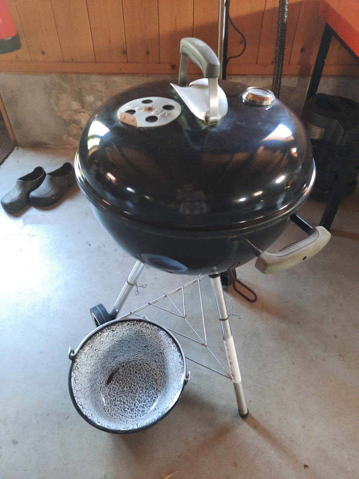 Weber bbq en kookpot voor 3-poot, Ophalen