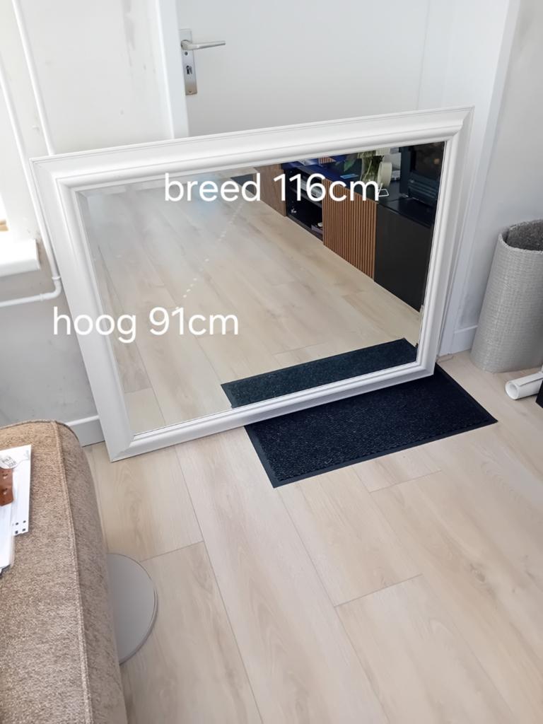 Spiegels, Ophalen, Zo goed als nieuw, Rechthoekig, Minder dan 100 cm