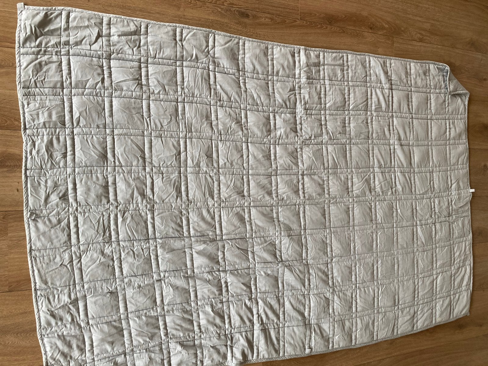 Ella Sleep verzwaringsdeken 135x200 cm, 9 kg - als nieuw, Eenpersoons, Ophalen of Verzenden, Grijs, Deken of Dekbed