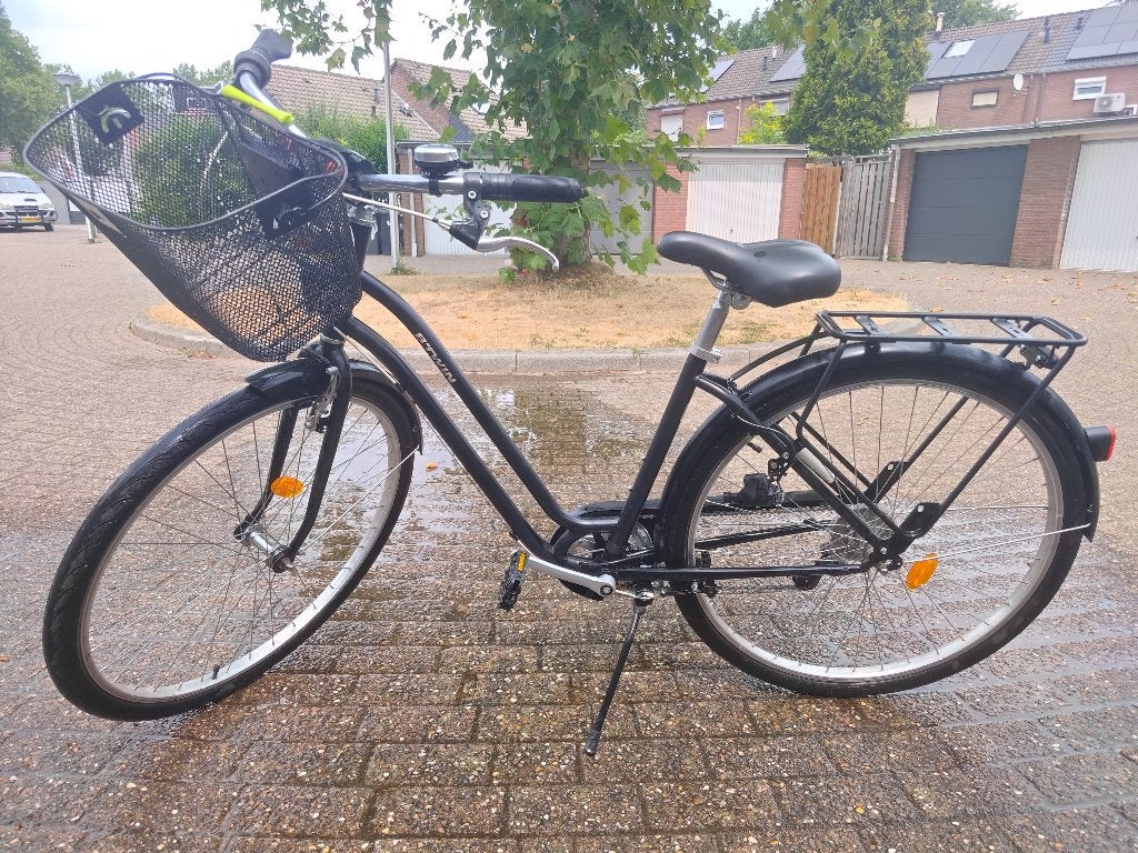 BTWIN Damesfiets, Gebruikt, Velgrem, Versnellingen, 50 tot 53 cm