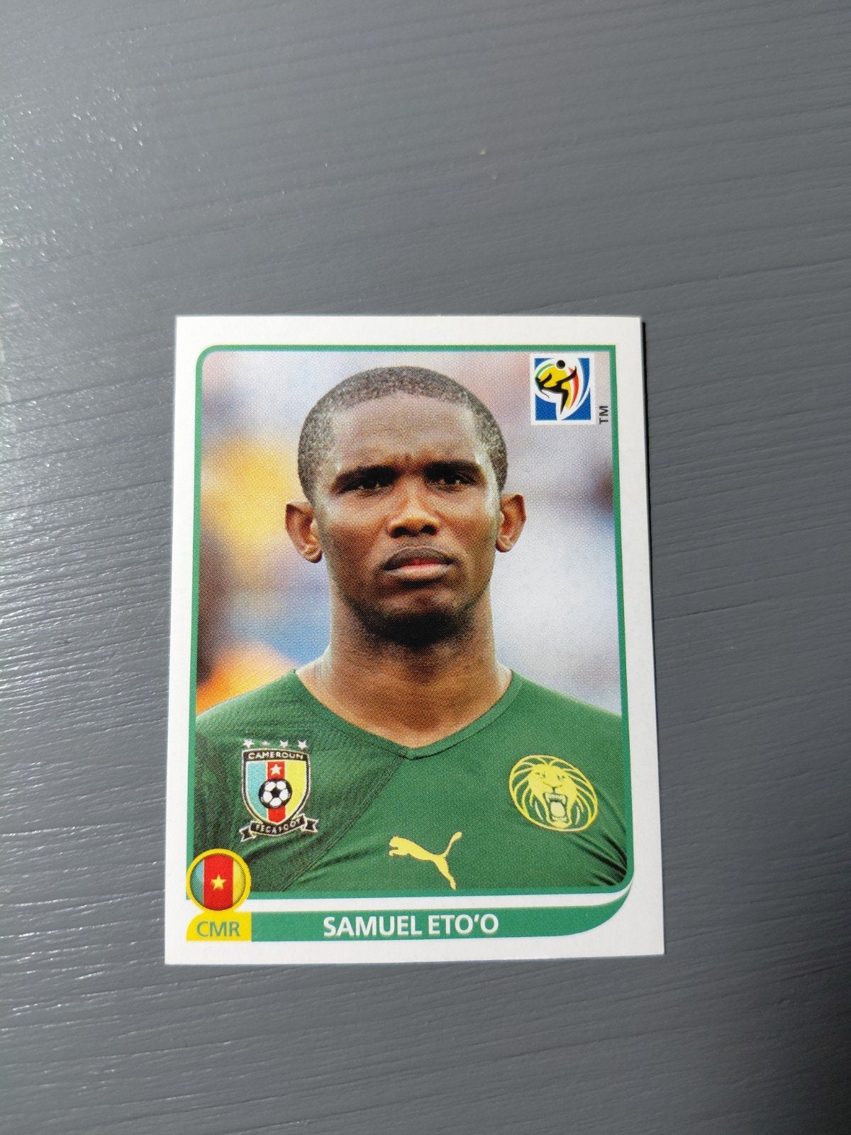 samuel eto'o (kameroen) panini wk 2010, Ophalen of Verzenden, Nieuw