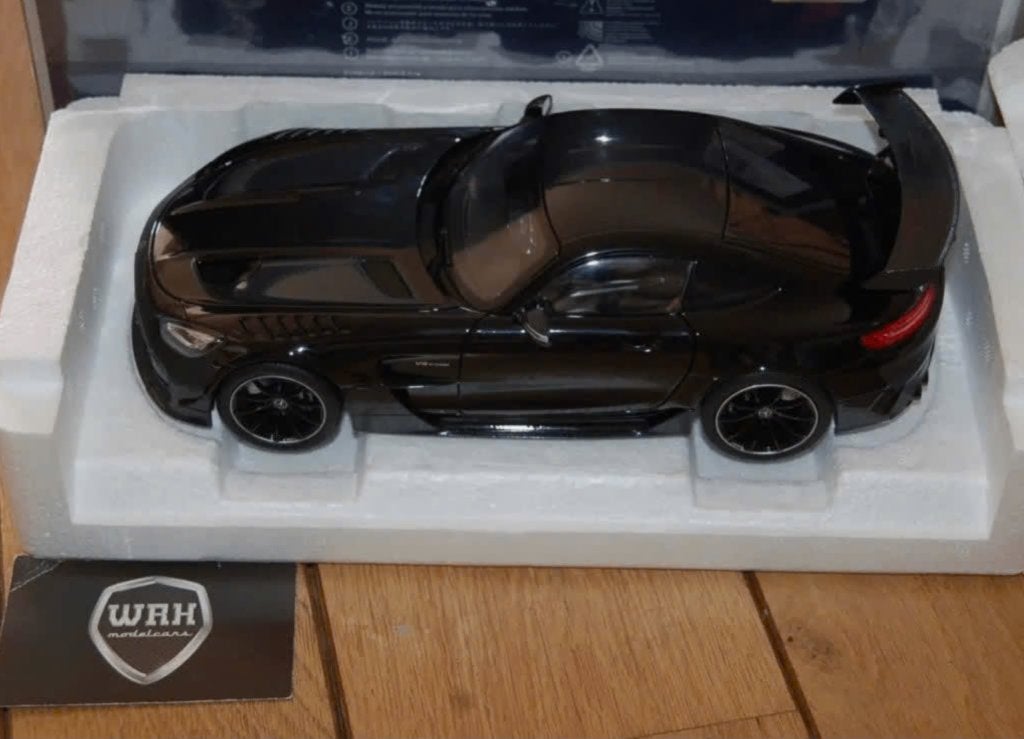 1:18 MERCEDES AMG GT BLACK SERIES black 183900 Norev WRH, Verzenden, Zo goed als nieuw, Auto, Norev