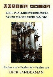 Quatre mains Drie psalmbewerkingen Sanderman, Orgel, Nieuw, Ophalen of Verzenden, Artiest of Componist