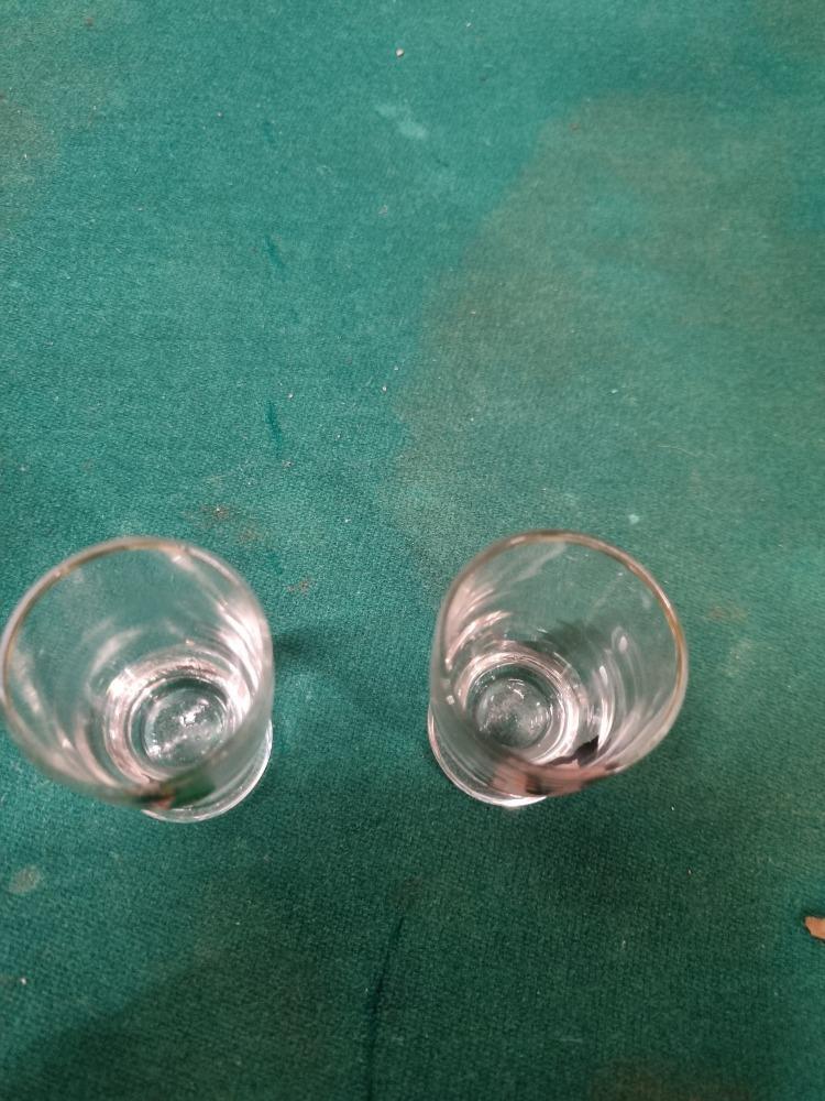 borrelglaasjes man vrouw vintage glas, Verzamelen, Glas en Borrelglaasjes, Ophalen of Verzenden, 'T Olde Gre-j, Info@toldegrej.nl