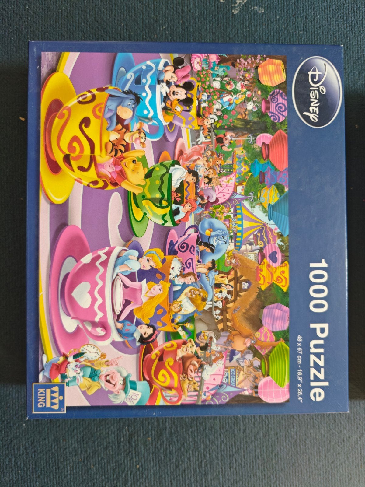Disney 1000 Stukjes Puzzel - Sprookjes & Figuren, Ophalen of Verzenden, 500 t/m 1500 stukjes, Gebruikt, Legpuzzel